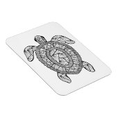 Inspirierte Schildkröte Magnet (Rechte Seite)