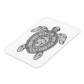 Inspirierte Schildkröte Magnet (Linke Seite)