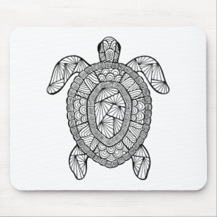 Inspirierte Schildkröte Mousepad