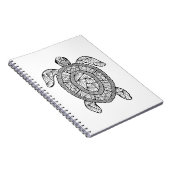 Inspirierte Schildkröte Notizblock (Rechte Seite)