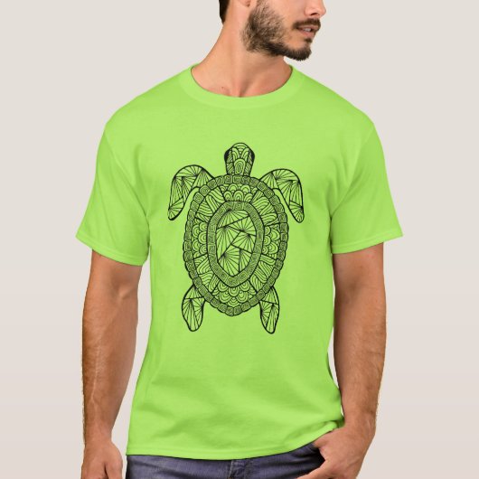 Inspirierte Schildkröte T-Shirt (Vorderseite)