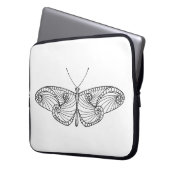 Inspirierte Schmetterlings-Kunst Laptopschutzhülle (Vorderseite Links)
