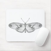 Inspirierte Schmetterlings-Kunst Mousepad (Mit Mouse)