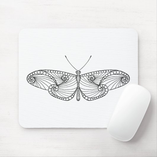 Inspirierte Schmetterlings-Kunst Mousepad (Mit Mouse)