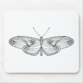 Inspirierte Schmetterlings-Kunst Mousepad (Vorne)