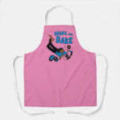 Inspirierte Schürze mit Schütteln und Backen (Vorderseite)