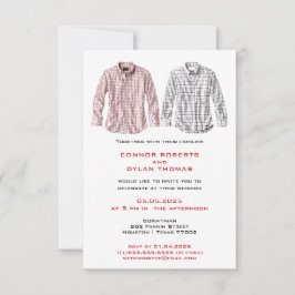 Inspirierte Shirts | Gay Wedding Einladung