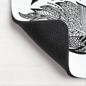 Inspirierte Skizze der Federn Mousepad (Ecke)
