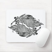Inspirierte Skizze der Federn Mousepad (Mit Mouse)