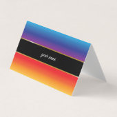 inspirierte Sonnenuntergangsfarbe Visitenkarten (Vorderseite)