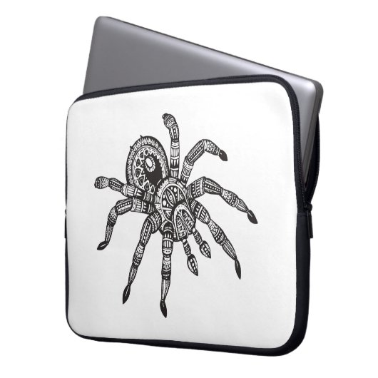Inspirierte Spinne Laptopschutzhülle (Vorderseite Links)