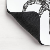 Inspirierte Spinne Mousepad (Ecke)