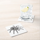 Inspirierte Spinne Rechteckiger Pappuntersetzer (Vor Ort)