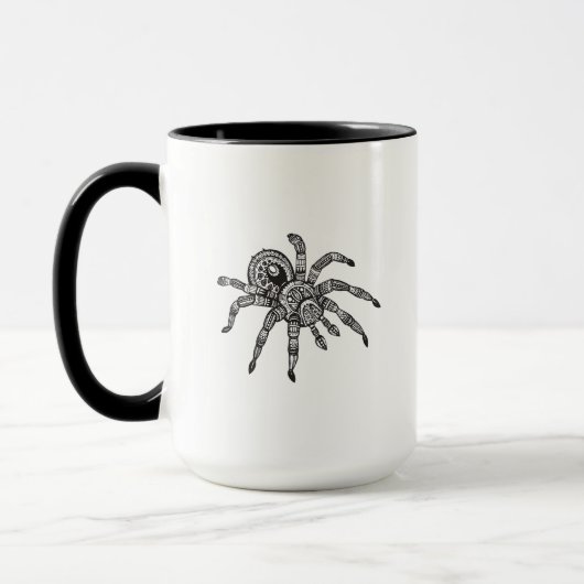 Inspirierte Spinne Tasse (Links)