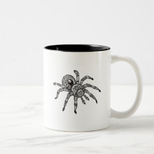 Inspirierte Spinne Zweifarbige Tasse