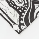 Inspirierte Stammes- Art-Illustration Fleecedecke (Ecke)