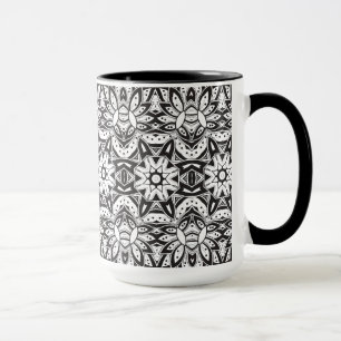 Inspirierte Stammes- Art-Illustration Tasse