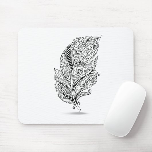 Inspirierte Stammes- Feder Mousepad (Mit Mouse)