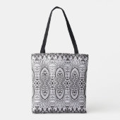 Inspirierte Stammes- zeichnende 2 Tasche (Rückseite)