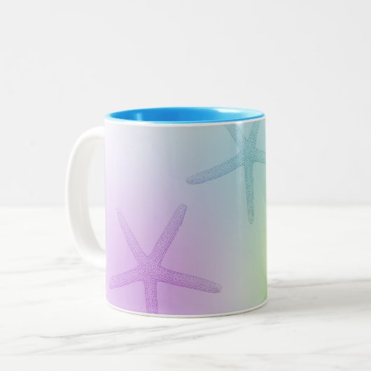 Inspirierte Starfish Zweifarbige Tasse (Vorderseite Links)