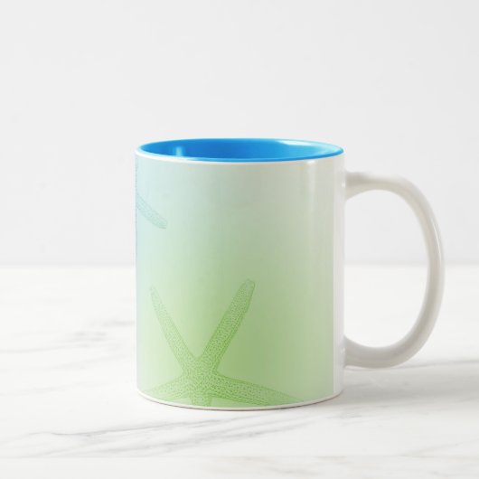 Inspirierte Starfish Zweifarbige Tasse (Rechts)