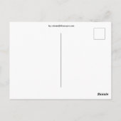 Inspirierte Streifen Postkarte (Rückseite)