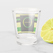 Inspirierte Streifen Schnapsglas (Rückseite)