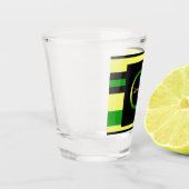Inspirierte Streifen Schnapsglas (Links)