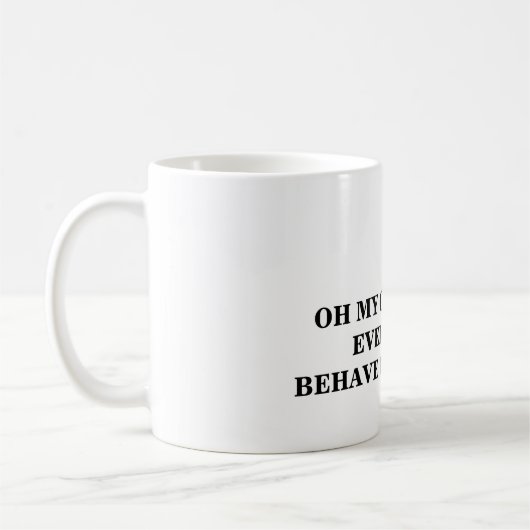 Inspirierte Tasse Stolzes und Vorurteils Janes (Links)