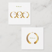 Inspirierte Visitenkarte (Vorne/Hinten)