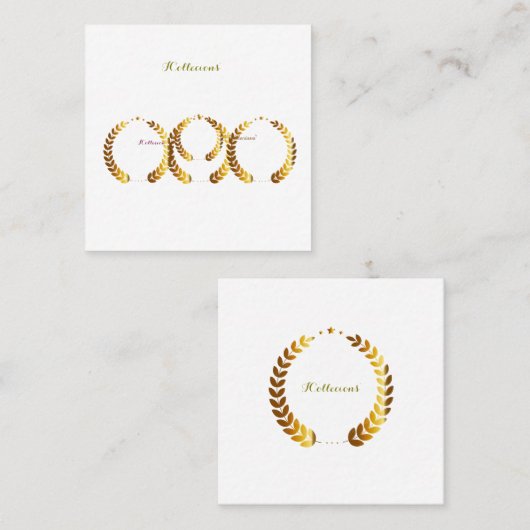 Inspirierte Visitenkarte (Vorne/Hinten)