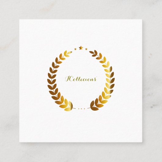 Inspirierte Visitenkarte (Rückseite)