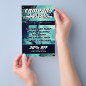 Inspirierte Visitenkarte Flyer (Handgriff)