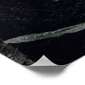 Inspirierte Wassernatur motivierte Joy Serenity Poster (Ecke)