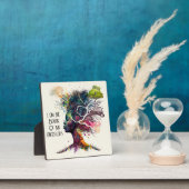 Inspirierte weibliche VorkommenTabletop Plaque mit Fotoplatte (InSitu)