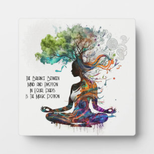 Inspirierte Woman Magic Potion Plaque mit Easel Fotoplatte