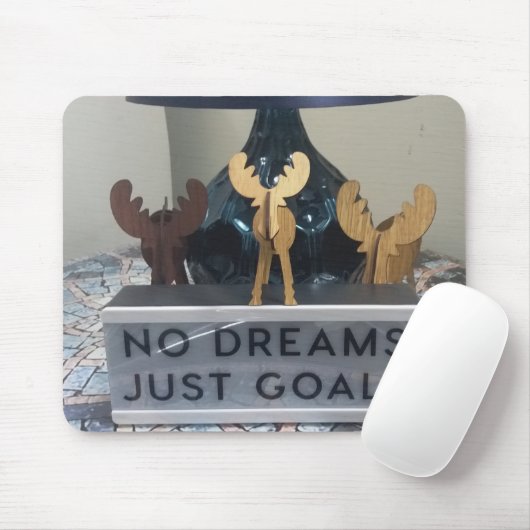 Inspirierte Ziele Kein Rentier Phantastisches Träu Mousepad (Mit Mouse)