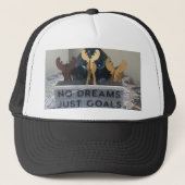 Inspirierte Ziele Kein Rentier Phantastisches Träu Truckerkappe (Vorderseite)