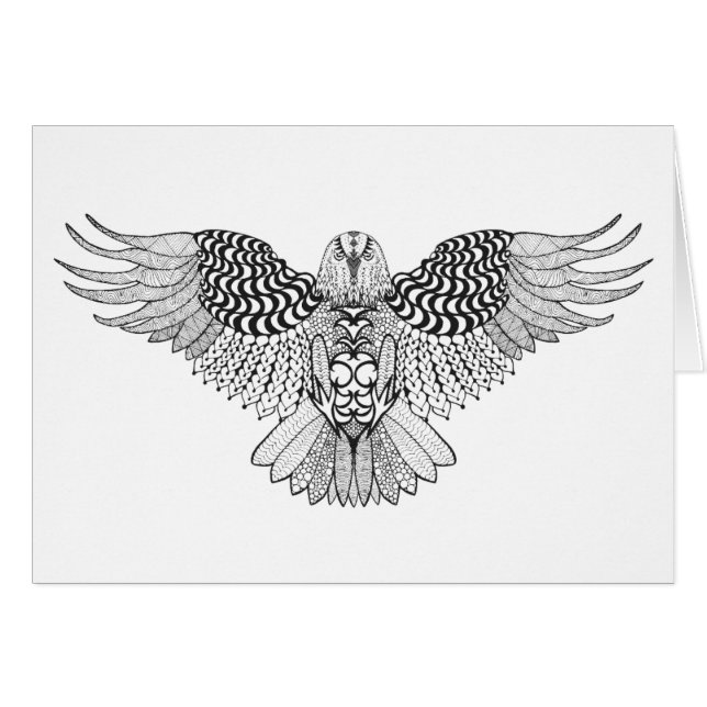 Inspirierter Adler 2 (Vorderseite (Horizontal))