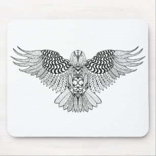 Inspirierter Adler 2 Mousepad