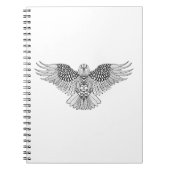Inspirierter Adler 2 Notizblock (Vorderseite)