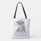 Inspirierter Adler 3 Tasche (Rückseite)