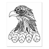 Inspirierter Adler Gummistempel (Prägung)