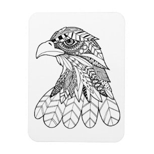 Inspirierter Adler Magnet