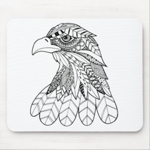 Inspirierter Adler Mousepad