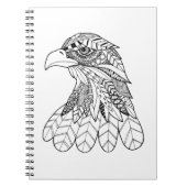 Inspirierter Adler Notizblock (Vorderseite)