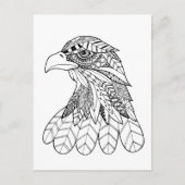 Inspirierter Adler Postkarte (Vorderseite)