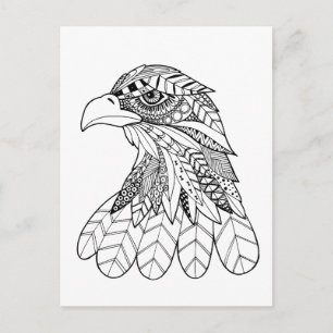 Inspirierter Adler Postkarte