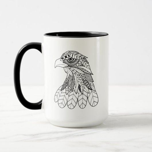 Inspirierter Adler Tasse (Links)