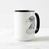 Inspirierter Adler Tasse (VorderseiteRechts)
